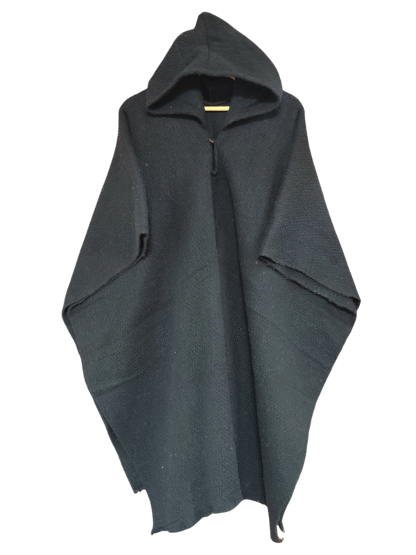 IMG_20250414_183659 Poncho Wayra Negro 100% Lana de Oveja