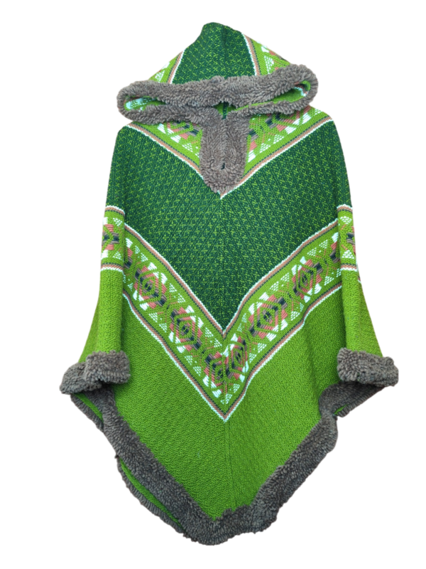 Poncho Diosa Ixchel Verde