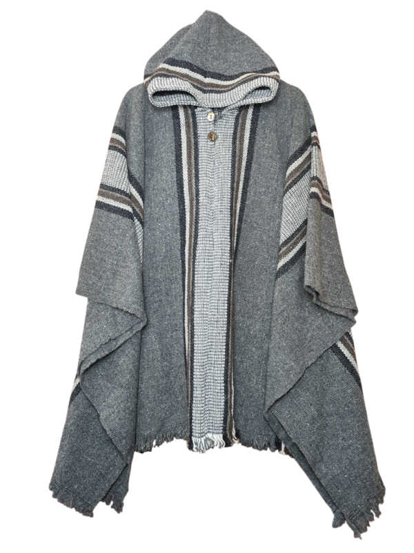 Poncho FULL Oveja Gris