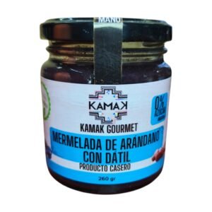 Mermelada de Arándano Orgánico con Dátil 260g 100% Artesanal