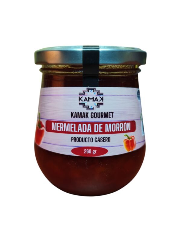 mermelada de morron Mermelada de Morrón rojo 260g 100% Artesanal